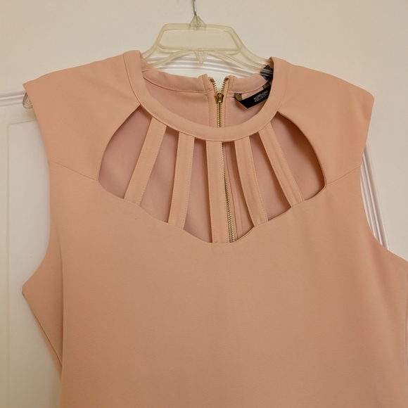 Kardashian Kollection Pink Sleeveless Dress Size Large - Picture 3 of 8